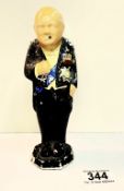 A vintage plaster Winston Churchill figurine