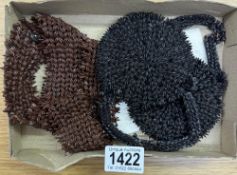 Rare ladies hair tidy and waist belt made from seeds from Napoleon's grave St Helena WWI