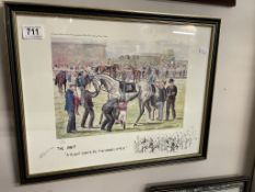 A framed & glazed LImited Edition no 313 signed and dated 90-