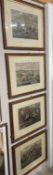 4 Framed & glazed pictures depicting The First Steeple Chase