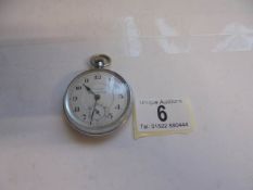 A vintage pocket watch marked F S Bates Metheringham.