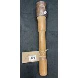 A German practise grenade