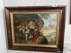 A vivid oil on canvas by Gerrit Vanbattun 1636