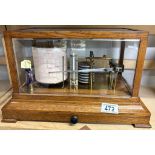 A vintage barograph