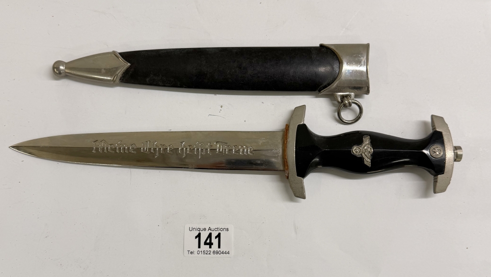 A German SS dagger M7/14 Rzm marked blade