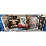 A good selection of books on Marilyn Monroe