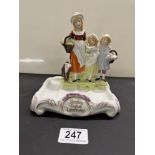 A vintage ceramic soap dish advertising Yardley English Lavender soap