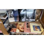 A collection of Marilyn Monroe related books