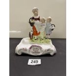 A vintage ceramic soap dish advertising Yardley English Lavender soap