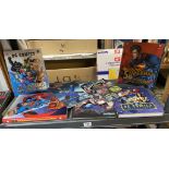 A quantity of DC comic books