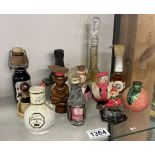 A quantity of collectable alcohol miniatures including Gin, LIcquer, Port etc