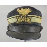 A good quality Italian Engineer’s Kepi for Lieut. Colonel’s of the 2nd Engineer Rgt., dark red