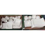 Villeroy and Boch white dinner ware approx. 50 pieces