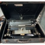 A Braille typewriter