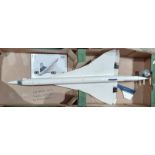 A Lego Airbus Concorde, with instruction booklet & original box.
