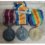 A WWI group of three awarded to 40584 CLP E MIDGLEY C.M.G. BDE