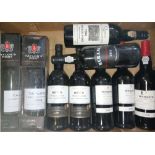 Nine bottles of assorted port including Taylor's, Dow's, Warre's Quinta Da Carvalheira 1984 and