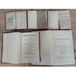 A group of five antiquarian books; Curious Collection of Voyages, The Gentleman's Accomplished