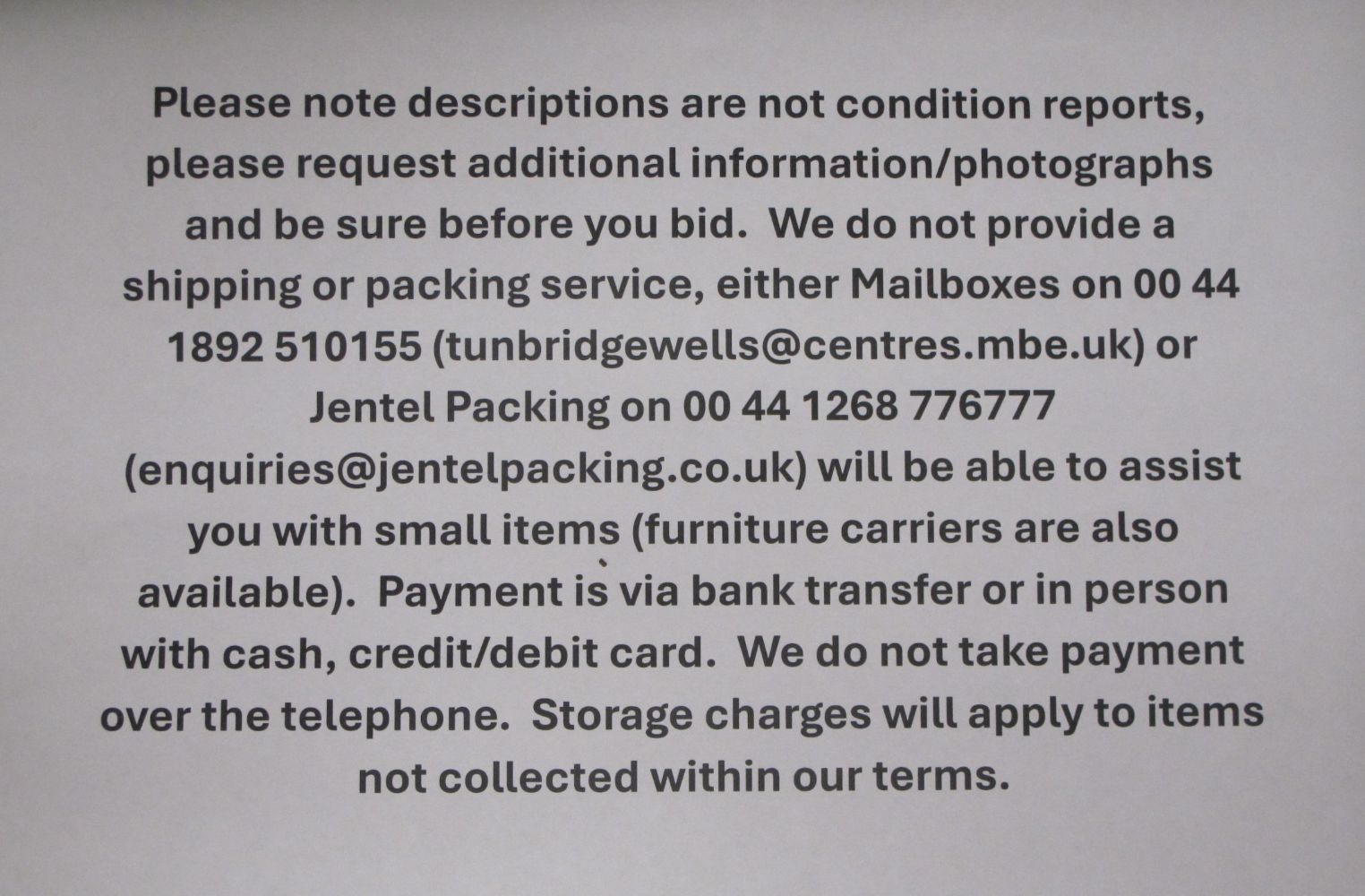 Collectables & Furniture Auction (Online Catalogue & Live Bidding Available)