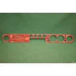 Ford Cortina 1600E wooden dashboard including glove box door - 46.25' long Please note