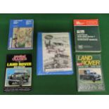 Five Land Rover Series I publications to comprise: parts catalogues, road tests, specs & techs,