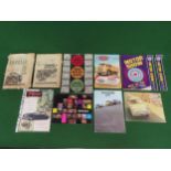 Three copies of The Commercial Motor from 1952/1954, Motor Show catalogues for 1966 and 1971, a 1951