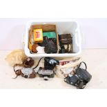 Quantity of cameras, lenses and photographic equipment to include Yashica Minister D range finder,