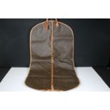 Louis Vuitton - Paris, vintage hanging garment suit carry bag with all over monogrammed logo