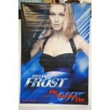 Vinyl cinema banner for the James Bond film 'Die Another Day' featuring Rosamund Pike as Miranda