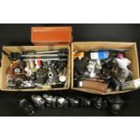 Large collection of cameras and photographic equipment, to comprise Kodak Retina, Yashica, Rollei,