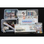 Retro Gaming - Large collection of Commodore retro gaming to include boxed Commodore 64 Computer