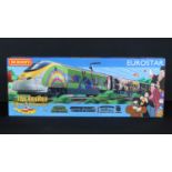 Boxed Hornby OO gauge R1253 The Beatles Yellow Submarine Eurostar train set, complete