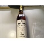 Bottle of Hine vintage 1985 Cognac
