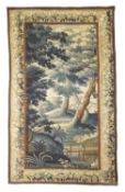 AN AUBUSSON TAPESTRY CENTRAL FRANCE, LATE 17TH / EARLY 18TH CENTURY worked in wool and silk,