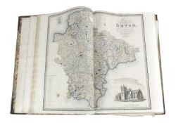 ATLAS OF THE COUNTIES OF ENGLAND BY C & J GREENWOOD, PUBLISHED 1834 from actual surveys made from