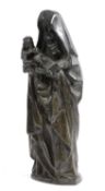 A BRONZE FIGURAL GROUP OF THE SAINT ANNE TRINITY POSSIBLY GERMAN, 17TH CENTURY depicting St. Anne