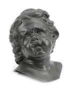 A BRONZE BUST OF A CRYING BOY AFTER FRANCOIS DUQUESNOY (FLEMISH 1597-1643), PROBABLY 19TH CENTURY