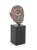 By George Weil, a modern silver bust of Winston Churchill, London 1974, numbered No. 3 of 250, on