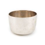 An early-18th century provincial silver beaker, maker's mark only, probably TT or TP in a quatrefoil