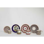 A SMALL SEVRES COFFEE CAN AND SAUCER (GOBELET LITRON ET SOUCOUPE) DATE CODE FOR 1781 decorated