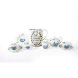 Reginald John 'Rex' Whistler (1905-1944) for Wedgwood A Cloverlly tea set, circa 1935