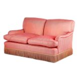 A TWO SEATER SOFA