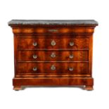A FRENCH LOUIS PHILIPPE MAHOGANY COMMODE