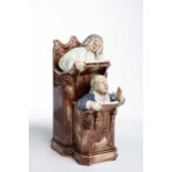 A PEARLWARE 'VICAR AND MOSES' GROUP