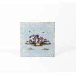 A RARE DELFTWARE TILE, BRISTOL, C.1760