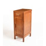 Heals, An oak bedside cabinet