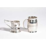 Kate Harris for Goldsmiths and Silversmiths Company, An Arts and Crafts silver tea glass holder