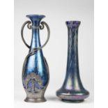 Loetz for Juventa, A Secessionist glass and pewter vase