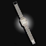 PATEK PHILLIPPE, A LADY'S WHITE GOLD 'GONDOLO' WRISTWATCH, C1999