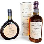 A cased 1 litre bottle of The Balvenie Founders Reserve 10 year single malt whisky, together with